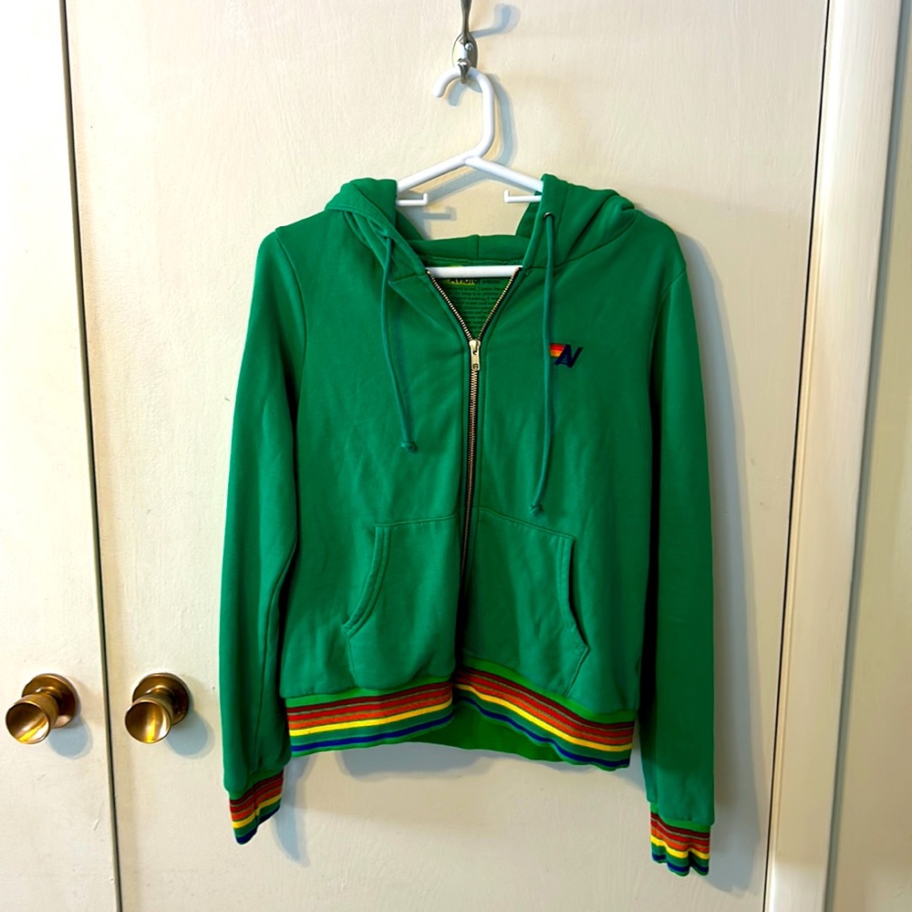 Aviator Nation zip hoodie (S)